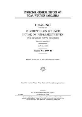 Read Inspector General report on NOAA weather satellites - United States House of Representatives file in PDF