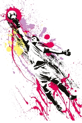 Read Online Abstract goalkeeper notebook: creative fitness Notebook, Diary and Journal with 120 Lined Pages - Freds Fitness Notebooks file in PDF
