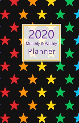 Download 2020 Monthly & Weekly Planner: With Daily To-Do list. Calendar, Schedule, Assignments, 2021 Future plans. Monday start week. Portable. 8.5 x 5.5 (Half letter size) (Stars pattern, rainbow colors. Soft matte cover). - Water Lily Notebooks | PDF