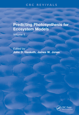 Download Predicting Photosynthesis for Ecosystem Models: Volume II - John D Hesketh | ePub